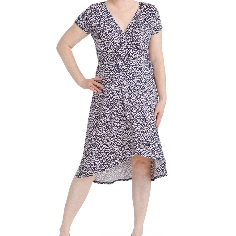 GILLI leopard print faux wrap dress NWT - Picture 8 of 8